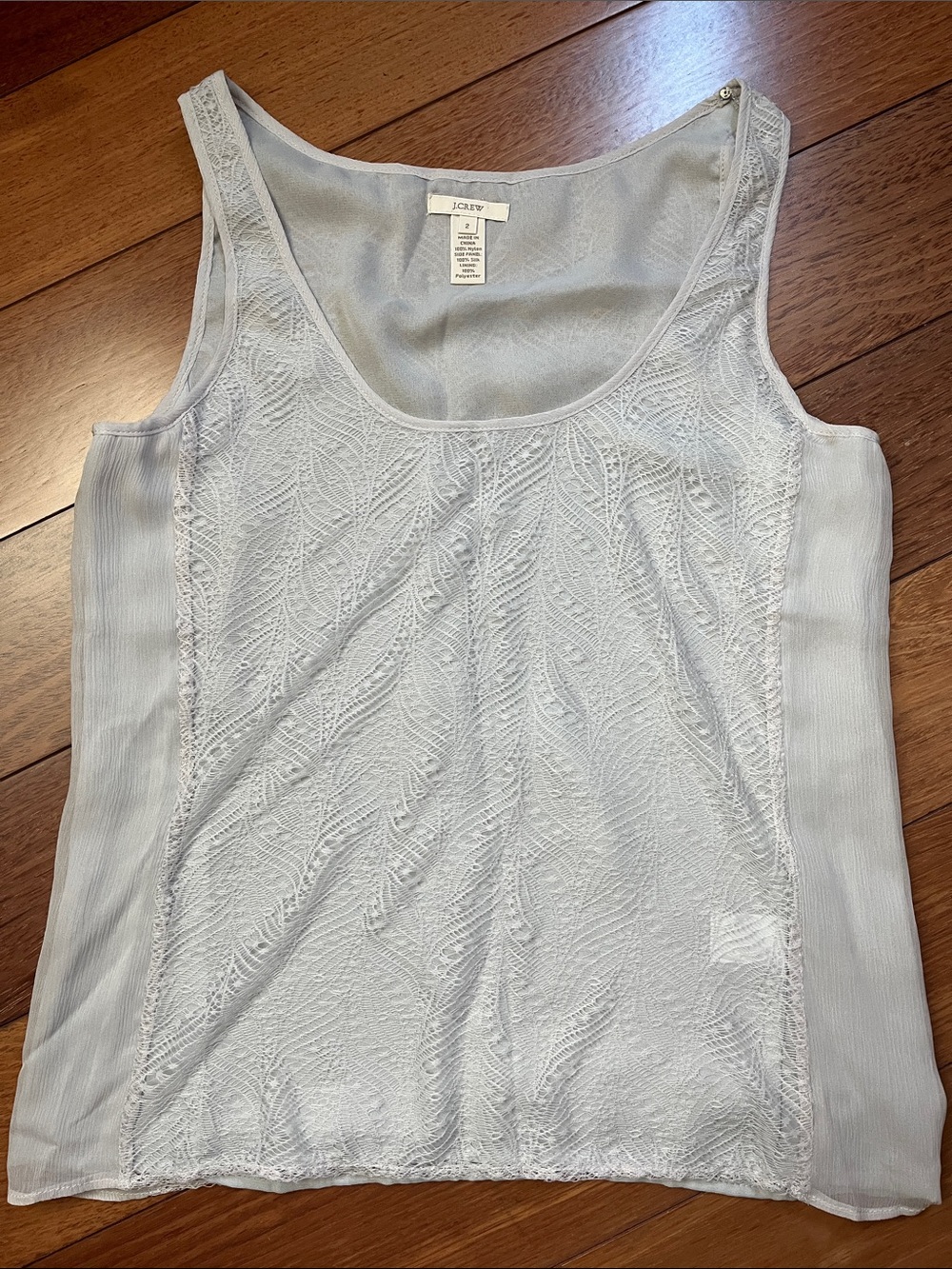 NWOT J. Crew Lace Tank